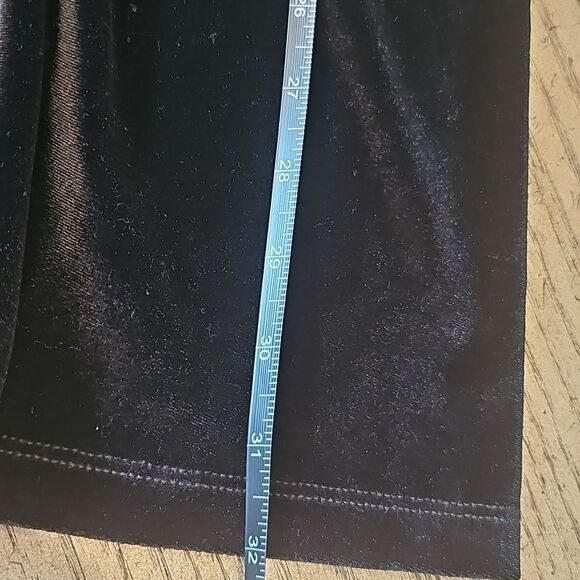 ALL SAINTS black long sleeve velvet mini dress Size 4 - Picture 9 of 14